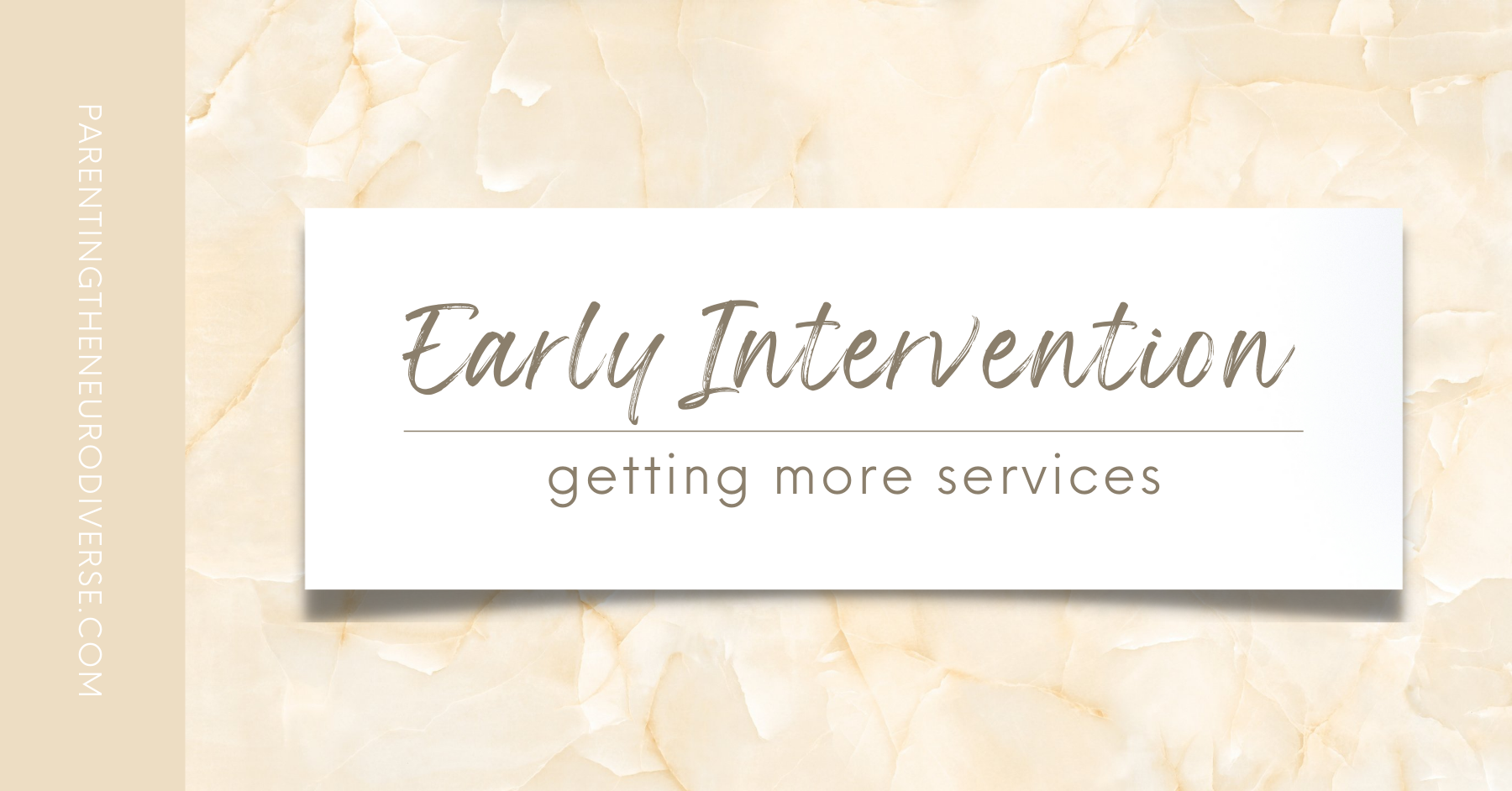 Early Intervention: Revising the IFSP